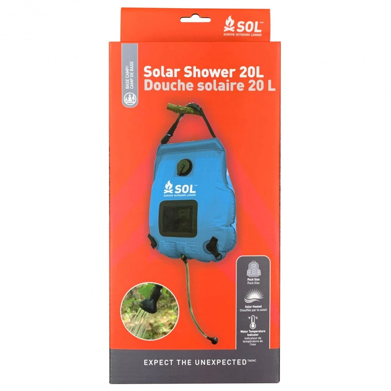 SOL - Survive Outdoors Longer SOL Solar Shower 20L 3 SOL - Survive Outdoors Longer SOL Solar Shower 20L