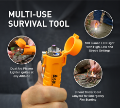 SOL Fire Lite Rechargeable Fuel-Free Plasma Lighter -Caravan Sales Store 0140 1243 1