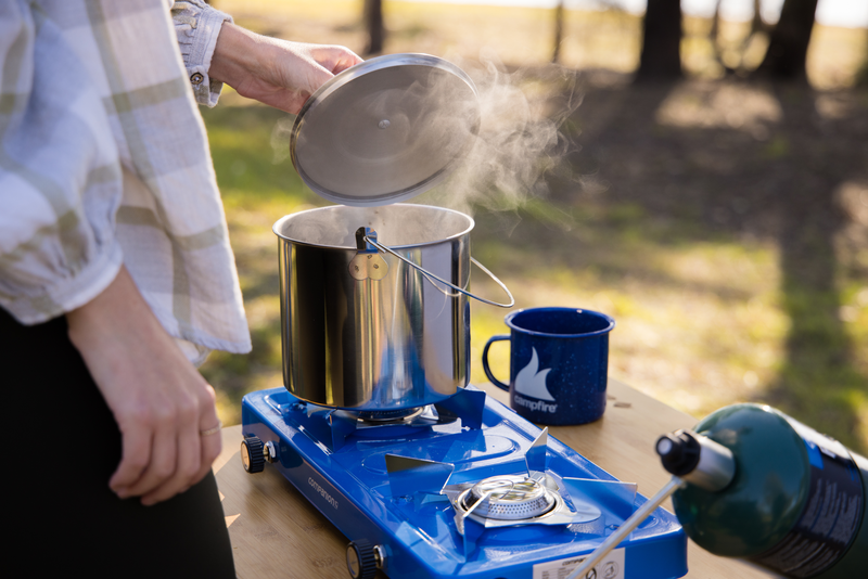 Campfire 2.8L Stainless Steel Billy Pot 5 Campfire 2.8L Stainless Steel Billy Pot - Image 3