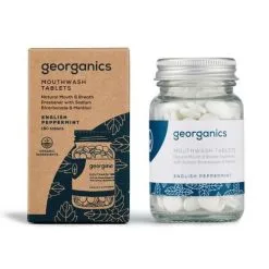 Georganics Mouthwash Tablets English Peppermint 180 Tablets
