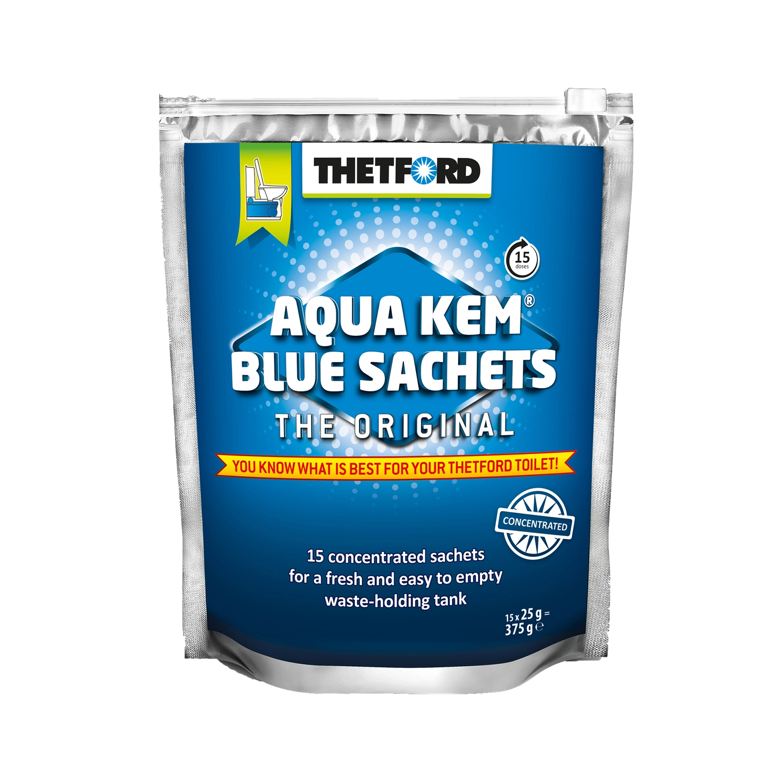 Thetford Aqua Kem Blue Sachets For Toilet Waste Chemical Tank 3 Thetford Aqua Kem Blue Sachets For Toilet Waste Chemical Tank