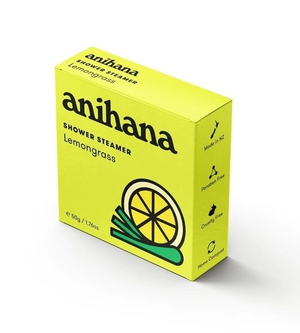 Anihana Shower Steamer Lemongrass 50g 4 Anihana Shower Steamer Lemongrass 50g - Image 2