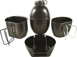 BCB International 4 Piece Crusader Cooking System Black