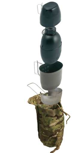 BCB International Multi-Fuel Cooking System (5 Piece Set) - MULTICAM