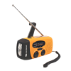 Dynamo Solar Hand Crank AM FM Radio & Power Bank & LED Flashlight - Orange -Caravan Sales Store DWUP Orange