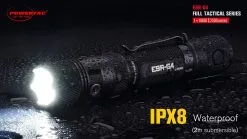 PowerTac® PowerTac E9R-G4 2550 Lumen Rechargeable Tactical Flashlight -Caravan Sales Store E9R G4