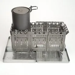 Firebox Freestyle Modular Stove Everything Kit - Titanium (8 Panels) -Caravan Sales Store FreeStyleCompleteKitTi 2