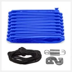 Supex Pegless Portable Compact Clothesline Blue