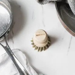 Ever Eco Pot Scrubber Bamboo Handle & Palm Leaf Bristles 5 Ever Eco Pot Scrubber Bamboo Handle & Palm Leaf Bristles -Caravan Sales Store PM183 1