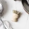 Ever Eco Pot Scrubber Bamboo Handle & Palm Leaf Bristles -Caravan Sales Store PM183