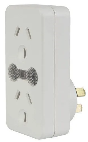 Powertech Double Adapter With LED Night Light 3 Powertech Double Adapter With LED Night Light