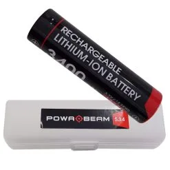 PowaBeam Powa Beam 18650 3400mah S34 Rechargeable Battery
