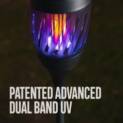 Skeeter Hawk Solar Torch Zapper W/ Flickering Flame -Caravan Sales Store SKE ZAP 1008 A 2