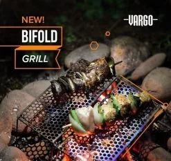 Vargo Titanium Bi Fold Grill -Caravan Sales Store T 488 2
