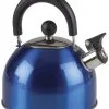Rovin CLEARANCE Stainless Steel Anodised Whistling Kettle Blue -Caravan Sales Store TCC218