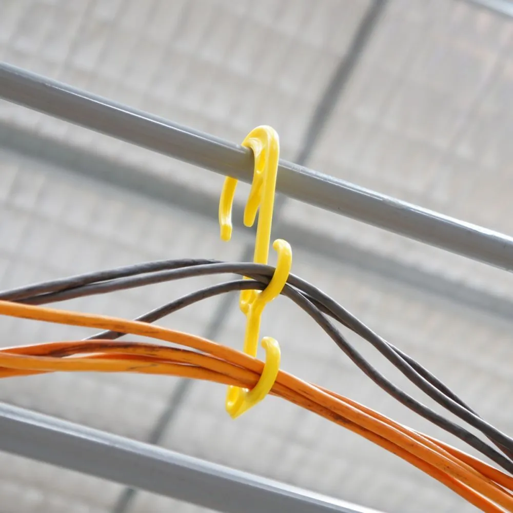 On Site Safety Yellow Cable Hanger 20pk 4 On Site Safety Yellow Cable Hanger 20pk - Image 2